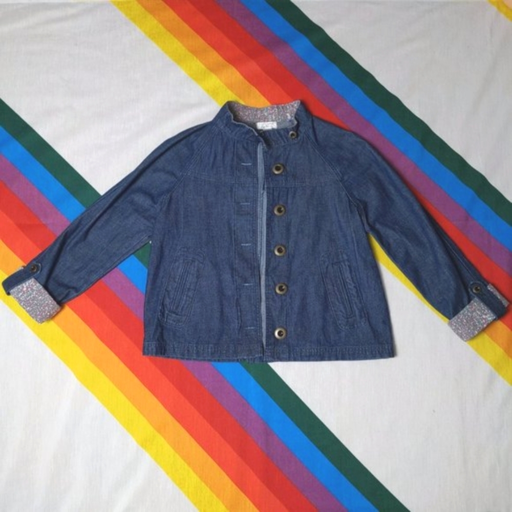 90s/Y2K Blue Denim Jacket by Christopher & Banks